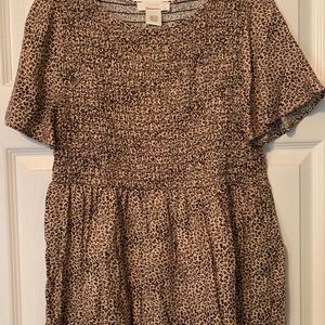 Urban Romantics Cheetah Print Top